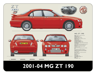 MG ZT190 2001-04 Mouse Mat